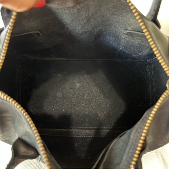 Madewell Prague Black Leather Satchel Bag - Picture 8 of 13